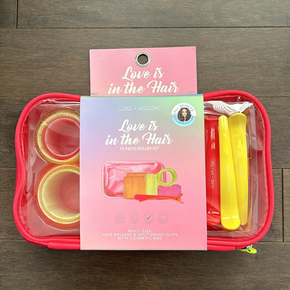 LUXE AND WILLOW Moonlight Thermal Roller Set, Love is in the Hair Curler Style